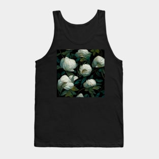 White Roses Tank Top